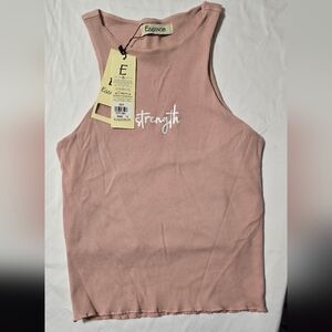 Women's Pink Sleeveless Top